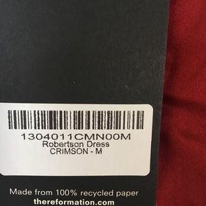 reformation robertson dress